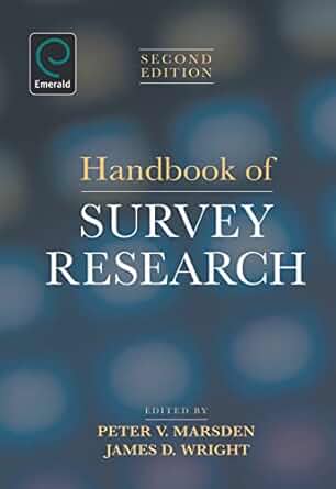 Handbook of Survey Research by Peter V. Marsden