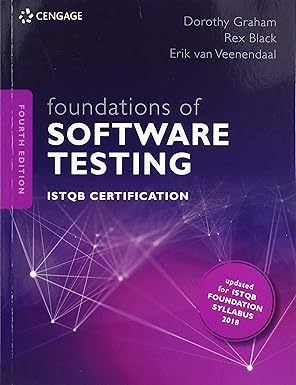 Foundations of Software Testing by Dorothy Graham
